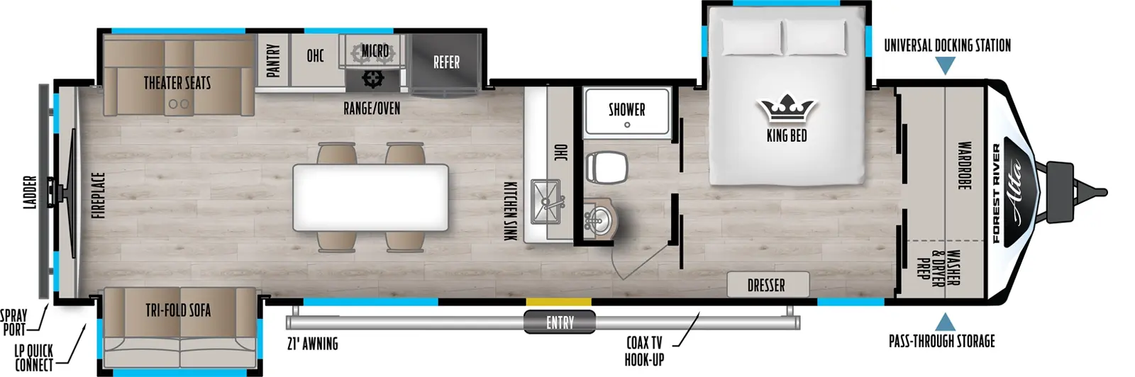 3250KXT Floorplan Image